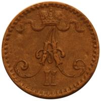 1 пенни 1867 года  Для Финляндии