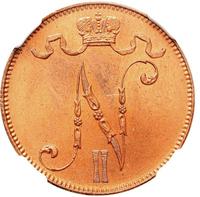 5 пенни 1915 года  Для Финляндии
