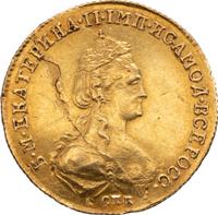 5 рублей 1782 года