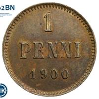 1 пенни 1900 года  Для Финляндии