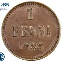 1 пенни 1888 года  Для Финляндии