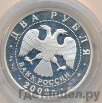 2 рубля 2002 года ММД