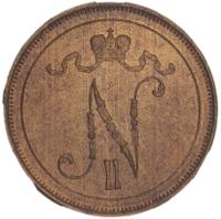 10 пенни 1909 года  Для Финляндии