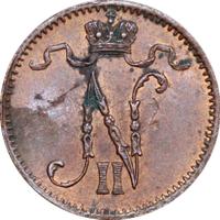 1 пенни 1911 года  Для Финляндии