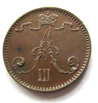 1 пенни 1893 года  Для Финляндии