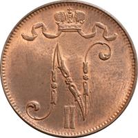 5 пенни 1914 года  Для Финляндии