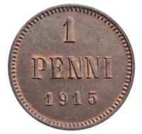 1 пенни 1915 года  Для Финляндии