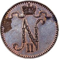 1 пенни 1895 года  Для Финляндии