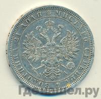 1 рубль 1873 года СПБ НI