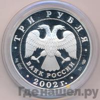 3 рубля 2002 года СПМД