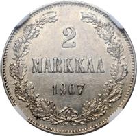 2 марки 1907 года L Для Финляндии