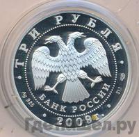 3 рубля 2009 года СПМД