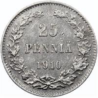 25 пенни 1910 года L Для Финляндии