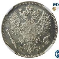 50 пенни 1915 года S Для Финляндии