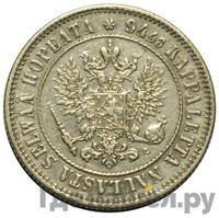 1 марка 1893 года L Для Финляндии
