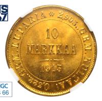 10 марок 1913 года S Для Финляндии