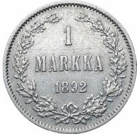 1 марка 1892 года L Для Финляндии