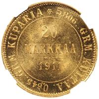 20 марок 1911 года L Для Финляндии