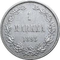 1 марка 1893 года L Для Финляндии