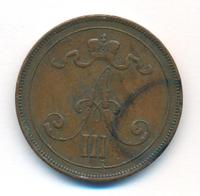 10 пенни 1891 года  Для Финляндии