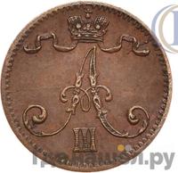 1 пенни 1884 года  Для Финляндии