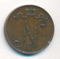 5 пенни 1912 года  Для Финляндии