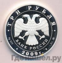 3 рубля 2009 года ММД