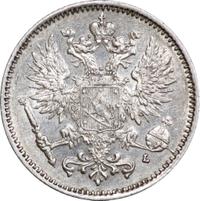 50 пенни 1892 года L Для Финляндии