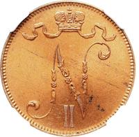5 пенни 1915 года  Для Финляндии