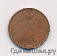 10 пенни 1908 года  Для Финляндии