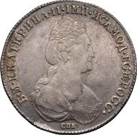 1 рубль 1782 года