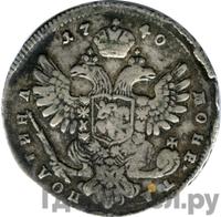 Полтина 1740 года