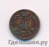 1 пенни 1876 года  Для Финляндии