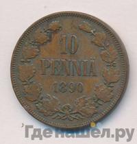 10 пенни 1890 года