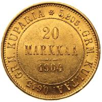 20 марок 1904 года L Для Финляндии