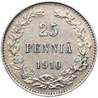 25 пенни 1910 года L Для Финляндии