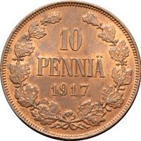 10 пенни 1917 года