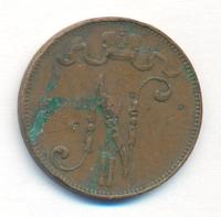 5 пенни 1906 года  Для Финляндии