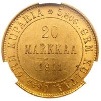 20 марок 1911 года L Для Финляндии