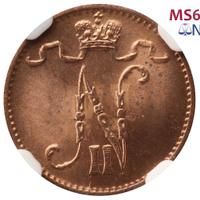 1 пенни 1911 года  Для Финляндии