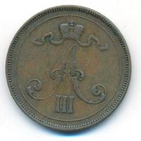 10 пенни 1891 года  Для Финляндии