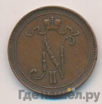 10 пенни 1908 года  Для Финляндии