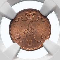 1 пенни 1893 года  Для Финляндии