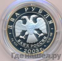 2 рубля 2003 года СПМД