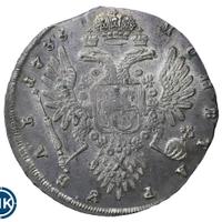 1 рубль 1735 года
