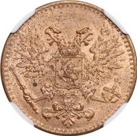 1 пенни 1917 года  Для Финляндии