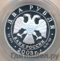 2 рубля 2003 года СПМД