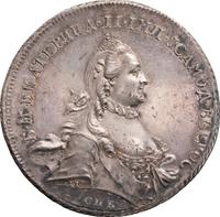 1 рубль 1762 года