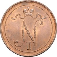 10 пенни 1912 года  Для Финляндии