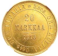 20 марок 1910 года L Для Финляндии